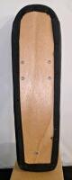 (1) Retro Fabric Motorcycle Seat, Black, 20-1/2" Length - 4