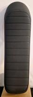 (1) Retro Fabric Motorcycle Seat, Black, 20-1/2" Length - 5