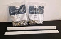 (2) Electrolux Smart Choice Stainless Steel 4-Foot Gas Connector Kits, 5/8 OD, Part# 5304517112 & (2) Crosscut Sleds For Table Saw, Miter Slot Runners, 1-1/2" x 3/8" x 24", Premium UHMW Miter Bar W/ Predrilled Holes, Ideal for U Tracks, Router Table, B