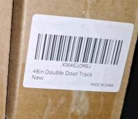 (1) 2-Pack Of Rack-Flats For Samsung Oven, Part #DG75-01001C, 16 7/16" x 24 3/4" & (2) 48" Double Door Tracks W/ Hardware <br/> - 6