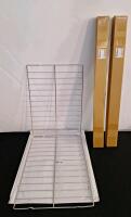 (1) 2-Pack Of Rack-Flats For Samsung Oven, Part #DG75-01001C, 16 7/16" x 24 3/4" & (2) 36" Bifold Closet Door Tracks W/ Hardware <br/>