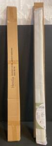 (2) Hestia No-Drill Cellular Shade, Vanilla Ice, 60" x 72", Cordless, Light Filtering- New in Box