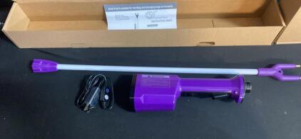 (2) RANCH CHOICE RC38-M Purple Rechargeable Livestock Prod, 33.5" Length, Waterproof Handle New in Box