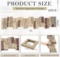 Faux Stone Column Wrap Set, 6-Piece, High-Density Polyurethane, 36" Panels - 2