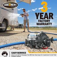 GOEHNER'S 12V 6.5 GPM Diaphragm Water Pump, 216W, 10ft Self-Priming, 70-135 PSI Adjustable - 5
