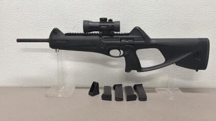Beretta CX4 Storm Carbine, 16.6" Barrel, Italy, TruGlo Red Dot, 3 Magazines, Serial CY06518
