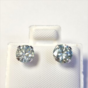 $1610 10K Moissanite(1.5ct) Earrings