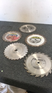 (5) 10” Carbide Tip Saw Blades