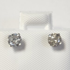$1585 14K Diamond (0.52Ct,I1-3,F-H) Earrings