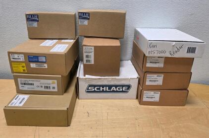 Axis, Verint, Keri, ACTi, Schlage Security System Components Lot &ndash; Readers, Mounts, Controllers