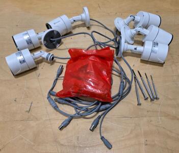 Swann PRO-T855 1080p Bullet Security Camera System with Night Vision and Accessories Set of 6