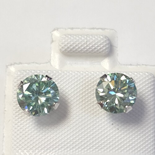 $1465 10K Moissanite(1.5ct) Earrings