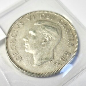 $50 Silver Canadian 1950 50Cent Coin