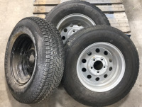 (3) Arisun Trailer Wheels