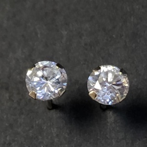 $300 14K CZ Earrings