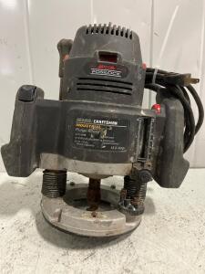 Sears Craftsman 3.5 HP Industrial Plunge Router, Model 315.275100, 10,000&ndash;25,000 RPM, 1/4" & 1/2" Collets-<br/>item has been tested and works