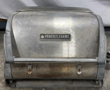 Perfect Flame GST2114 Portable Tabletop Gas Grill, 10,000 BTU, Stainless Steel