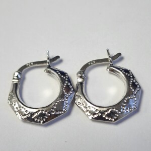 Silver Hoop Earrings