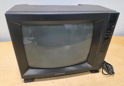 Emerson TC1365B 13" CRT Television, 1992, Powers On, Serial 5034F651-2314959, AC 120V