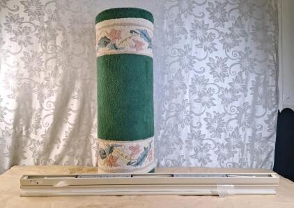 (1) 3 x 5 Foot Area Rug, (1) Cordless Blind, 46-1/2" W x 58-3/4"T