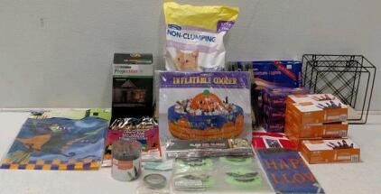 Halloween Decor: Lights, Flags, and More