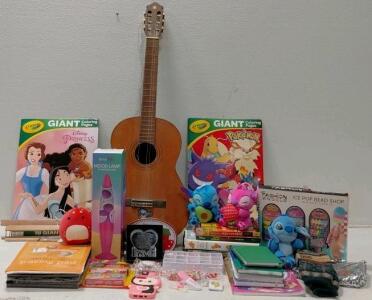 Guitar, Art Supplies, Stitch and Angel and More