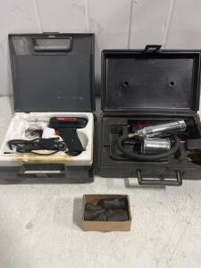 Weller 8200 Universal Soldering Gun 140/100W Kit + Pneumatic Air Puller Tool Set & Attachments