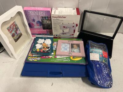 Assorted Craft, Kids, and Household Items (Sewing, Craft Kits, Snorkel Set)
