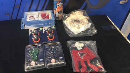 Bib and Pre Walkers Set-Cooling Towels- Baby Teddy Bear-Gloves- 2’Pacifiers-2’Action Figures