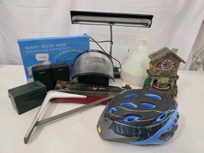 Bell Bicycle Helmet Black/Blue, Mountain/Commuter, Christmas Clock, 4 Set of Sony Speakers