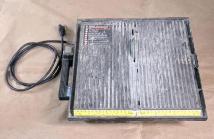 (1) Plasplugs Diamond Wheel Wet Saw