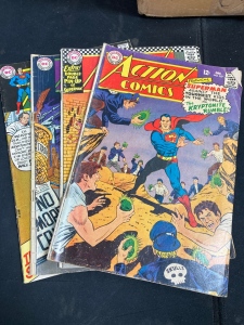 (4) Action Comic Comic Books