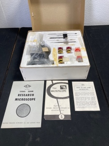 Science Labratory Microscope 1960’s? Science Kit