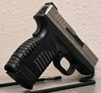 Springfield XD-S 9mm 3.3" Pistol, Stainless/Black, Fiber Optic Sights, Serial S3632732 - 2