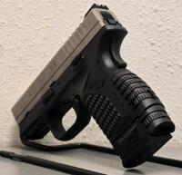Springfield XD-S 9mm 3.3" Pistol, Stainless/Black, Fiber Optic Sights, Serial S3632732 - 3