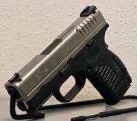Springfield XD-S 9mm 3.3" Pistol, Stainless/Black, Fiber Optic Sights, Serial S3632732 - 5