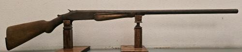 Armory Gun Co. Single-Shot Break-Action Shotgun, ~30" Barrel, c.1900s, Wood Stock