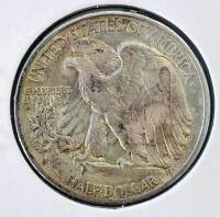 1939-D Walking Liberty Half Dollar, Denver Mint, 90% Silver, Circulated, Iconic American Coin - 3