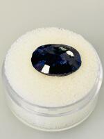 Brazilian Emeralds 10.8Ct 13.6Ct 18.35Ct Oval Cabochon & Mozambique Sapphire 5.4Ct Faceted - 3