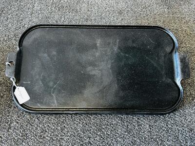 Wagner Ware 18" x 9.5" Cast Iron Griddle with Reinforced Ribbing and Integral Handles