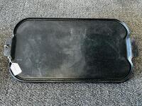 Wagner Ware 18" x 9.5" Cast Iron Griddle with Reinforced Ribbing and Integral Handles