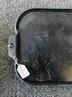 Wagner Ware 18" x 9.5" Cast Iron Griddle with Reinforced Ribbing and Integral Handles - 2