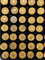 100 rounds mixed brand .40 S&W JHP handgun ammo, brass case, 180gr, in green plastic box - 4