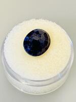 Brazilian Emerald Cabochons (12.85Ct, 9.65Ct) & Faceted Mozambique Sapphire 5.4Ct &ndash; Loose Stones - 3