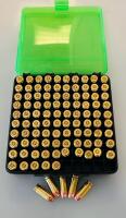 .40 S&W JHP Pistol Ammo, 100 Rounds, Mixed Brands (Winchester, Federal, Speer), Brass Cases
