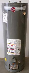Rheem 50-Gal 38,000 BTU Natural Gas Water Heater Atmospheric Vent, Serial RHLNM441302490