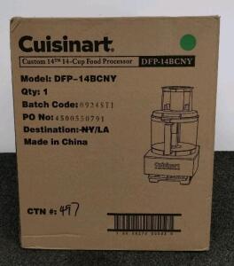 Cuisinart DFP-14BCNY 14-Cup Food Processor, 720W, Stainless, Boxed, New