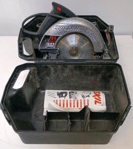 SKILSAW 5155 7-1/4" Circular Saw, 11A, 2.4HP, USA Made, With Hard Case & Manual, F012515501