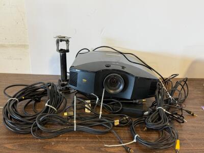 Sony VPL-HW15 1080p SXRD Home Theater Projector, Ceiling Mount, Dual HDMI, Full Accessories
