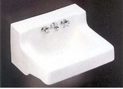 Kohler Juneau 12674-0 Wall-Mount Lavatory Sink, 19" x 17", White, 3-Hole 4" Center-Set